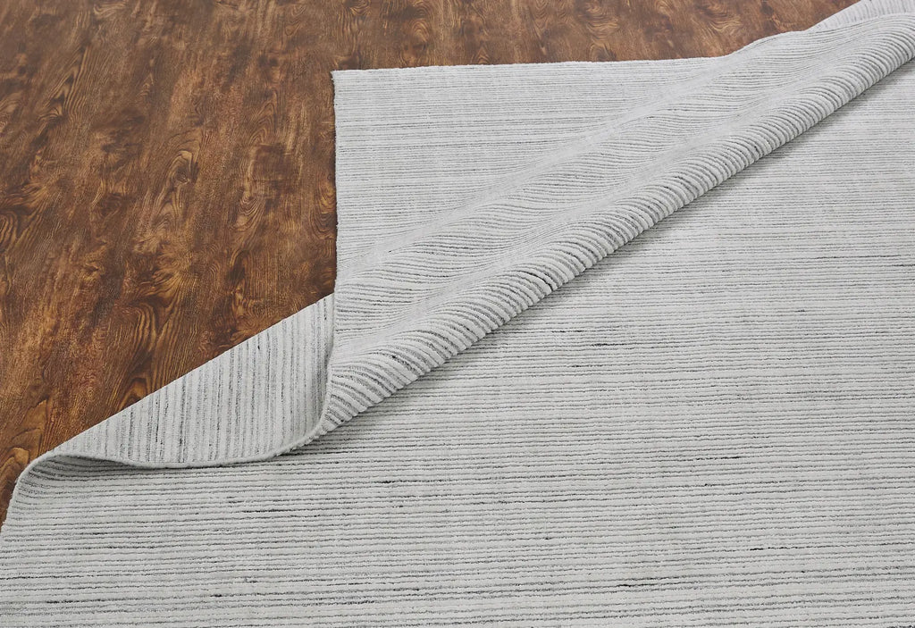 Contemporary Wool and Silkette Rug - Power Loom Bowery BW