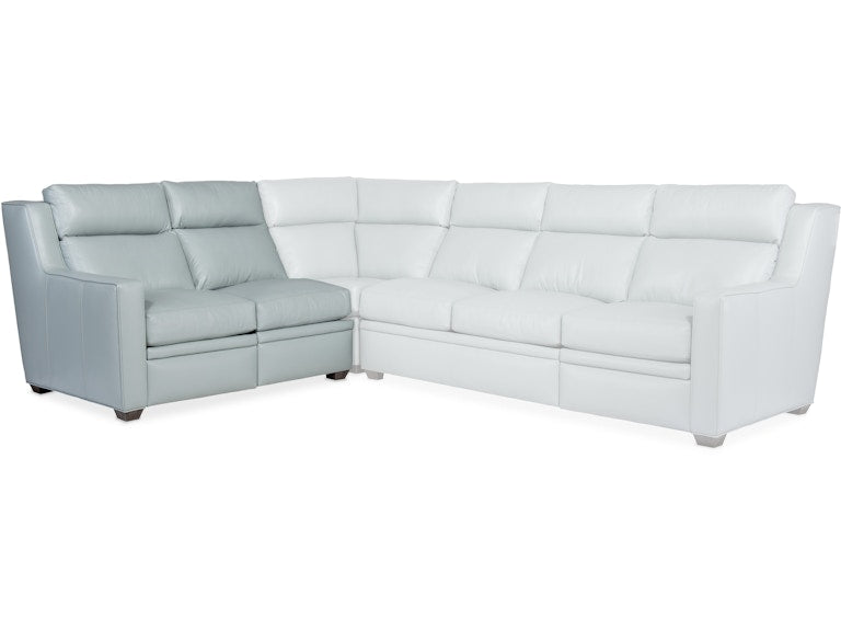 Bradington Young Raymond Left Arm Facing Reclining Loveseat with Power Headrest - Two Piece Back 201-55-2