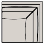 Bradington Young Robinson True Corner - Two Piece Back 206-65-2