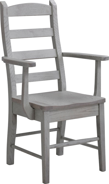 YUTZY WOODWORKING Estate Ladder Arm Chair 99A