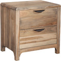YUTZY WOODWORKING Lido 2 Drawer Nightstand 42041