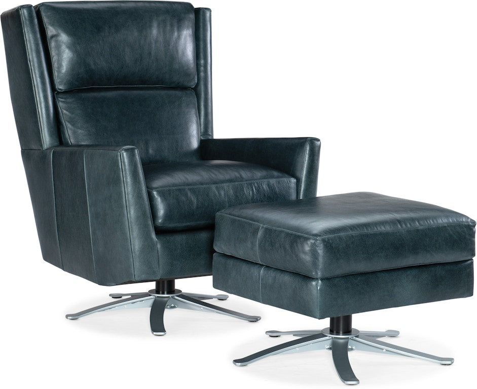 Bradington Young Roen Swivel Ottoman 411-OTSW
