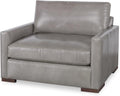 Century Furniture Great Room Leather Configurable Chair N Half LR-7100-6X