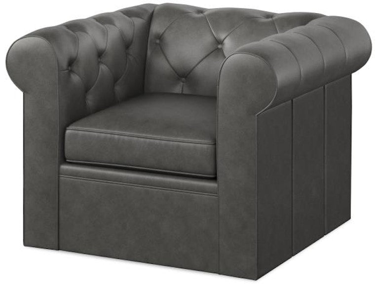 Century Furniture Classic Chesterfield Configurable Swivel Chair Lr-7701-8