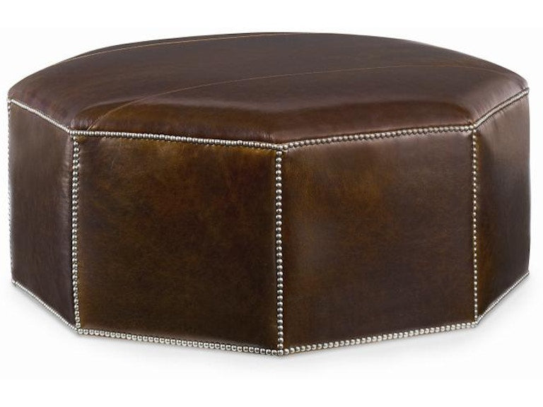 Century Furniture Cole Leather Cocktail Ottoman LR-38247