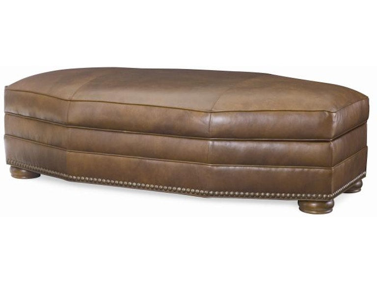 Century Furniture Leatherstone Wedge Storage Ottoman LR-7600-13