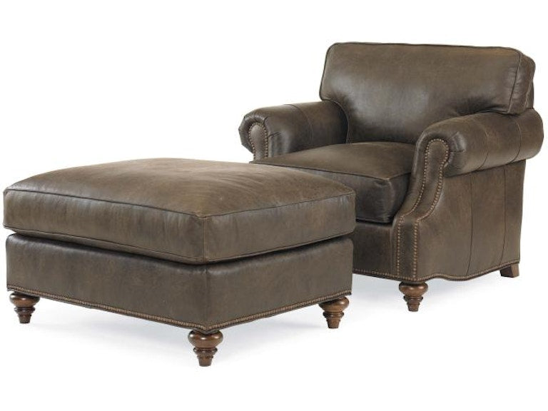 Century Furniture Leatherstone Ottoman LR-7600-12