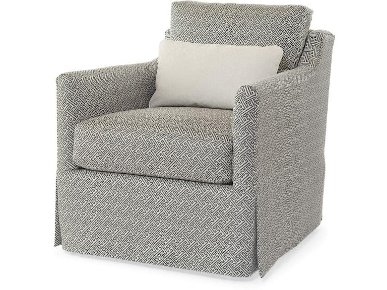 Century Furniture Allison Skirted Swivel Chair LTD5141-8SK