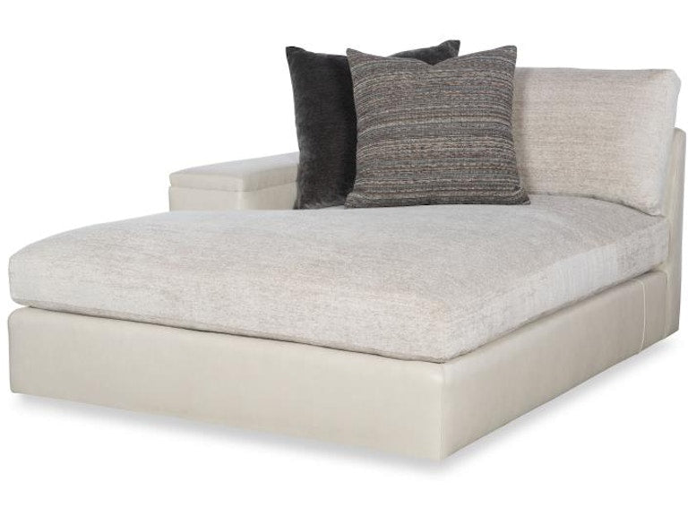 Century Furniture Great Room Leather Configurable Left Arm Facing T-cushion Chaise LR-7100-81T
