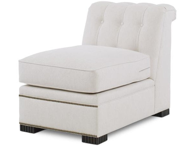 Century Furniture Modern Chesterfield Configurable Armless Chair LTD7700-11
