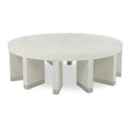 Revolve Cocktail Table, White | John-Richard - EUR-03-0894