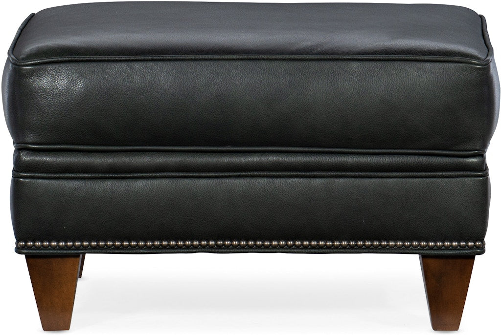 Bradington Young Reddish Ottoman 579-OT