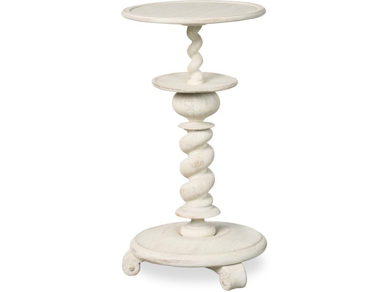 Century Furniture Lucia Candle Stand - White MN2055-W