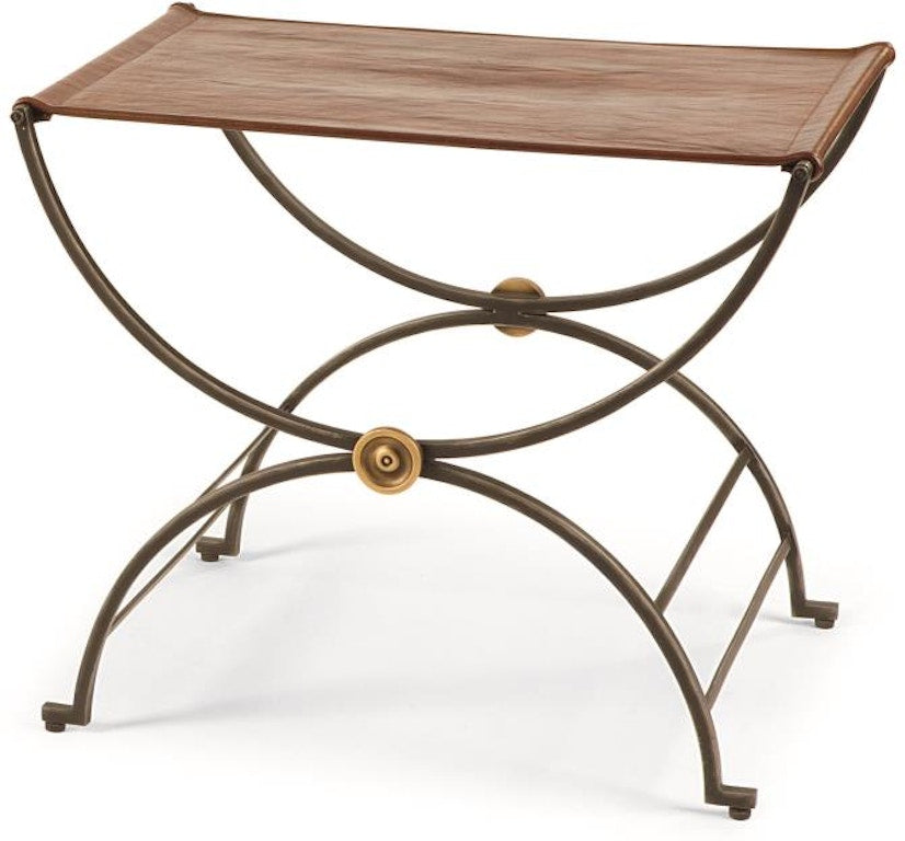 Century Furniture Niles Bench With Leather Seat MN2116
