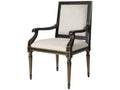 Century Furniture Barrington Arm Chair - Black/Gold MN5364A