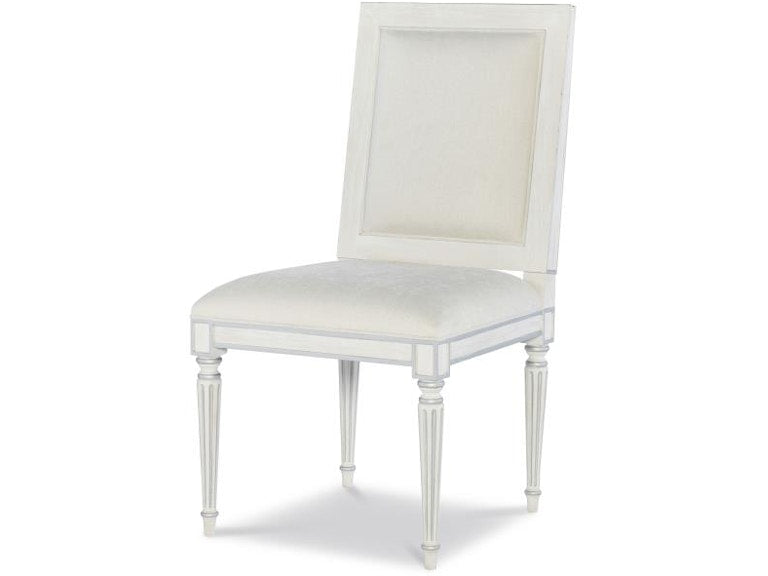 Century Furniture Barrington Side Chair - White/Silver MN5364S-V2