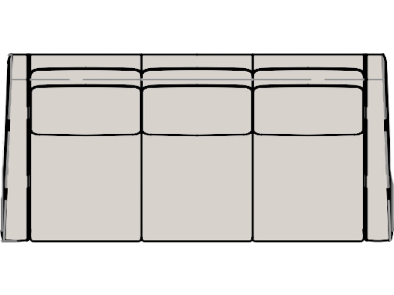 Bradington Young Nicoletta Reclining Sofa with Power Headrest 968-90