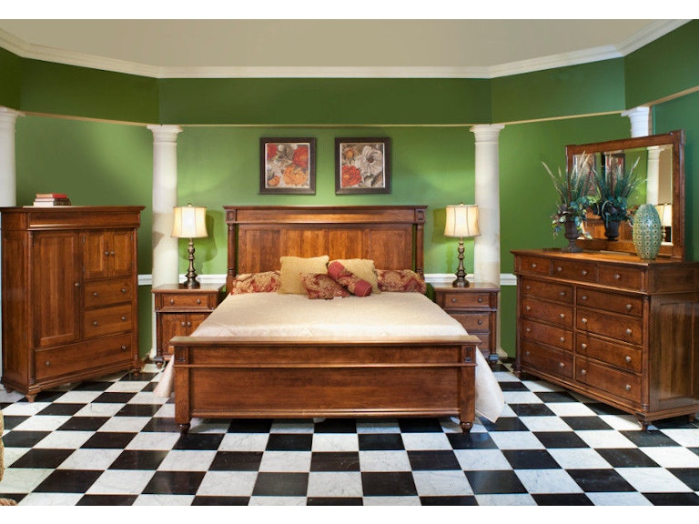 YUTZY WOODWORKING Monticello Panel Bed 29105