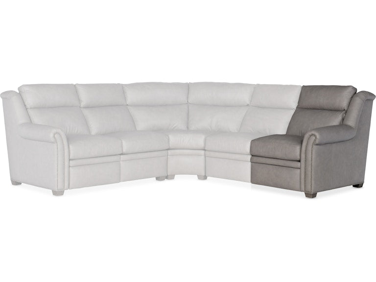 Bradington Young Robinson Right Arm Facing Reclining Chair with Power Headrest - Two Piece Back 206-18-2