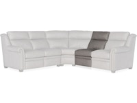 Bradington Young Robinson Armless Reclining Chair with Power Headrest 206-33-2