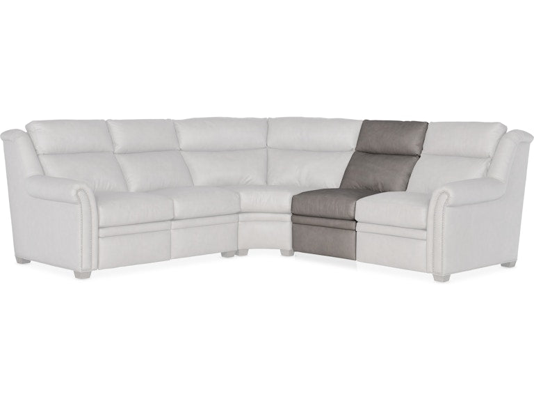 Bradington Young Robinson Armless Reclining Chair with Power Headrest 206-33-2