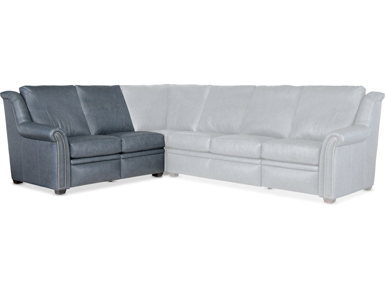 Bradington Young Robinson Left Arm Facing Reclining Loveseat with Power Headrest 206-55