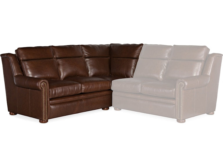Bradington Young Reece Left Arm Facing Corner Return Sofa - Two Piece Back 202-93-2