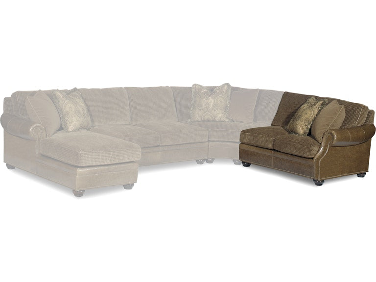 Bradington Young Warner Right Arm Facing Loveseat 220-58