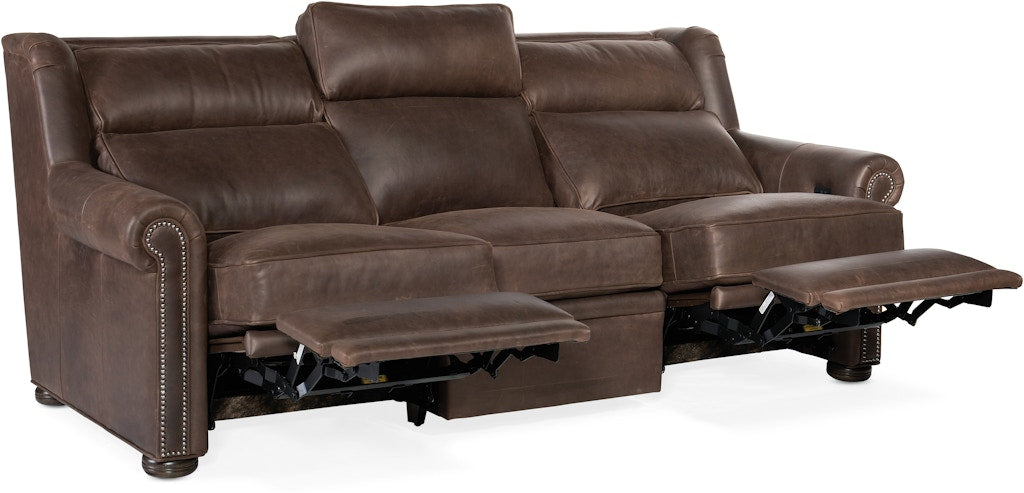 Bradington Young Reece Reclining Sofa with Power Headrest - Two Piece Back 202-90-2