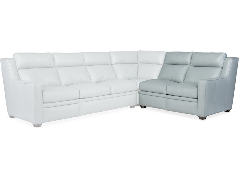 Bradington Young Raymond Right Arm Facing Reclining Loveseat with Power Headrest - Two Piece Back 201-56-2