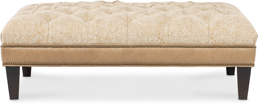 Bradington Young XL Rects Tufted Rectangle Ottoman 807-REC