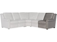 Bradington Young Robinson Right Arm Facing Reclining Chair with Power Headrest 206-18