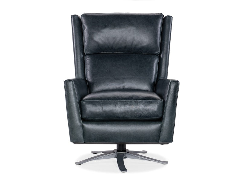 Bradington Young Roen Swivel Metal Pedestal Chair 411-25SW