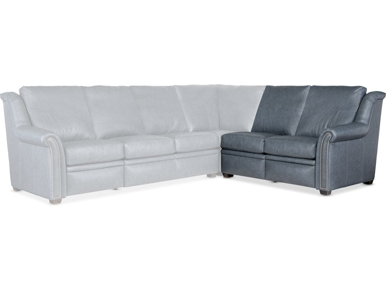 Bradington Young Robinson Right Arm Facing Reclining Loveseat with Power Headrest 206-56