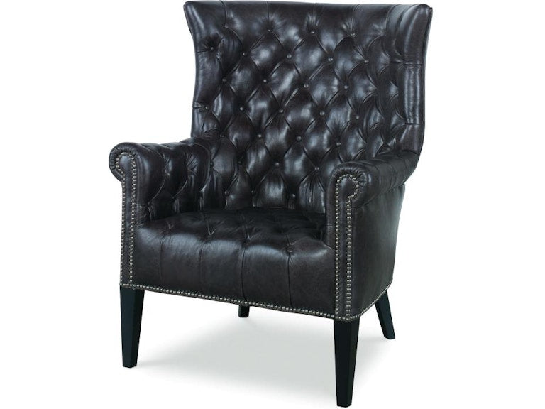 Century Furniture Empress Tufted Wing Chair Plr-15106-Brunette