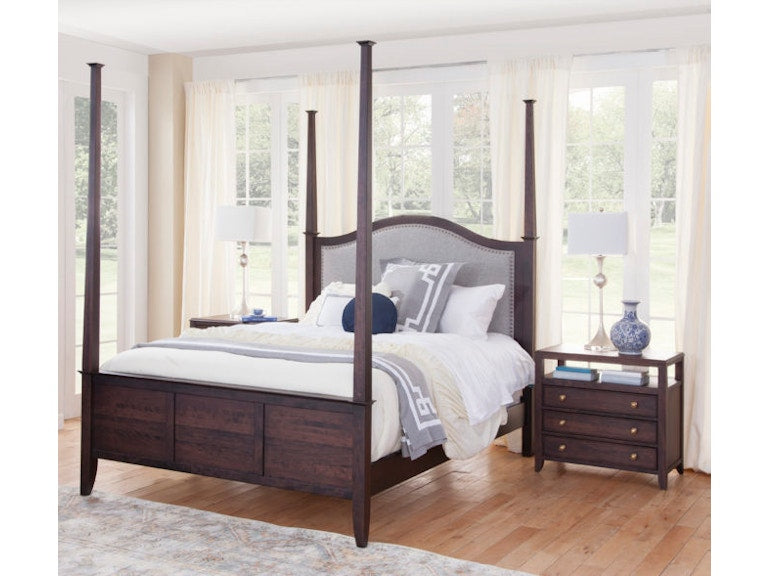 YUTZY WOODWORKING Providence Upholstered Post Bed 68100