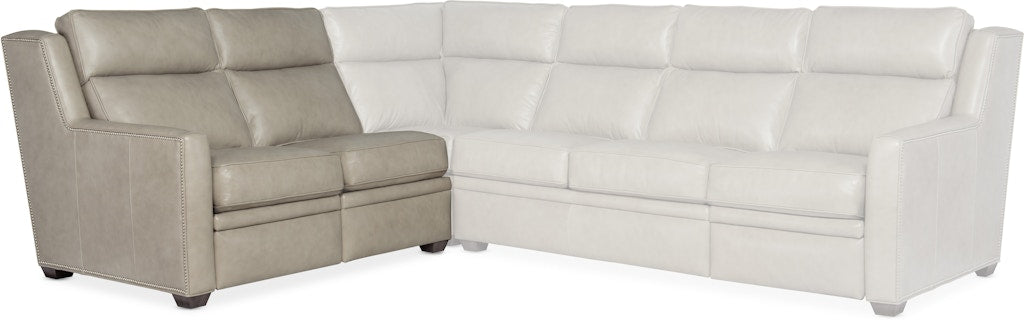 Bradington Young Revelin Left Arm Facing Reclining Loveseat with Power Headrest - Two Piece Back 203-55-2