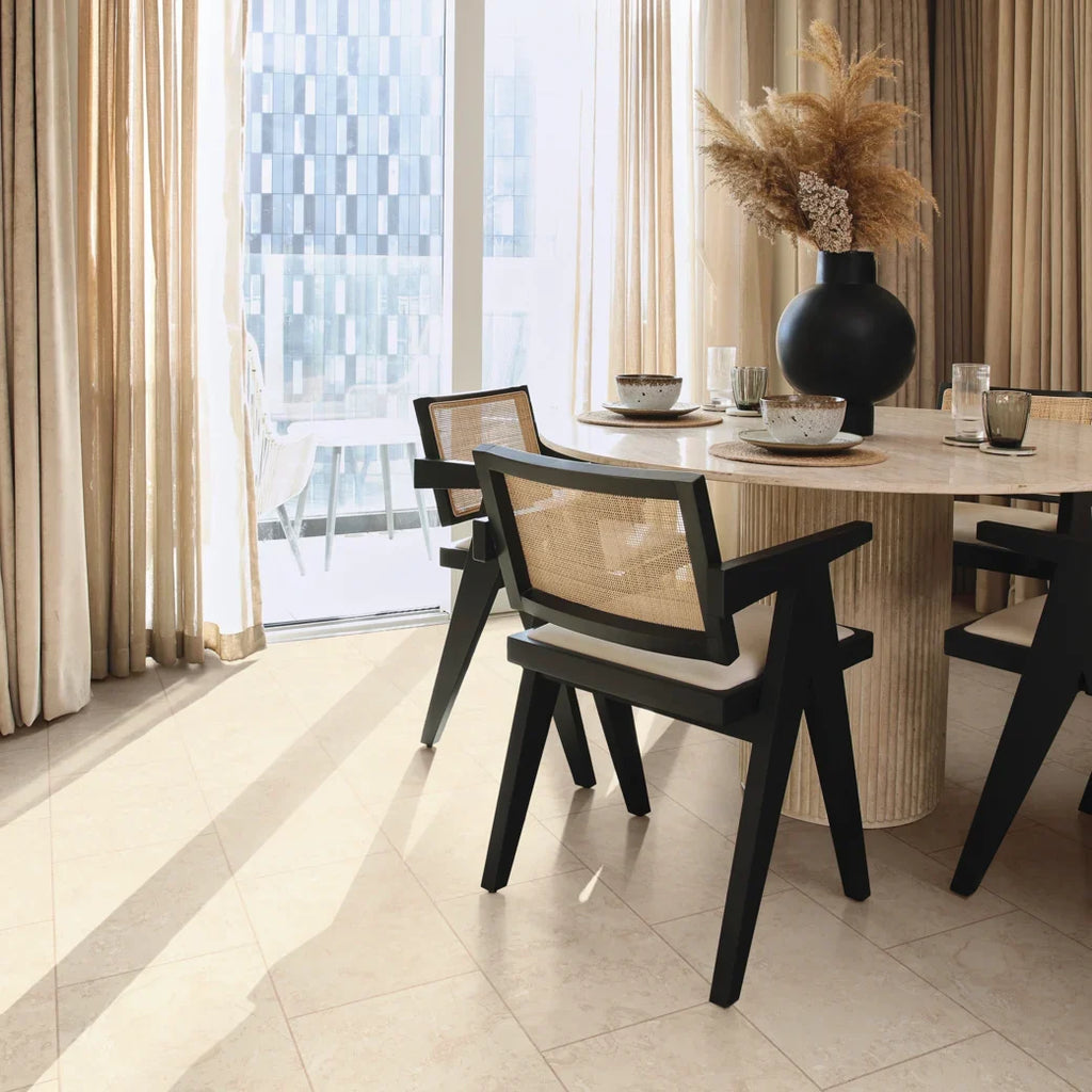 Karndean Luxury Vinyl Knight Tile Rigidcore Natural Limestone