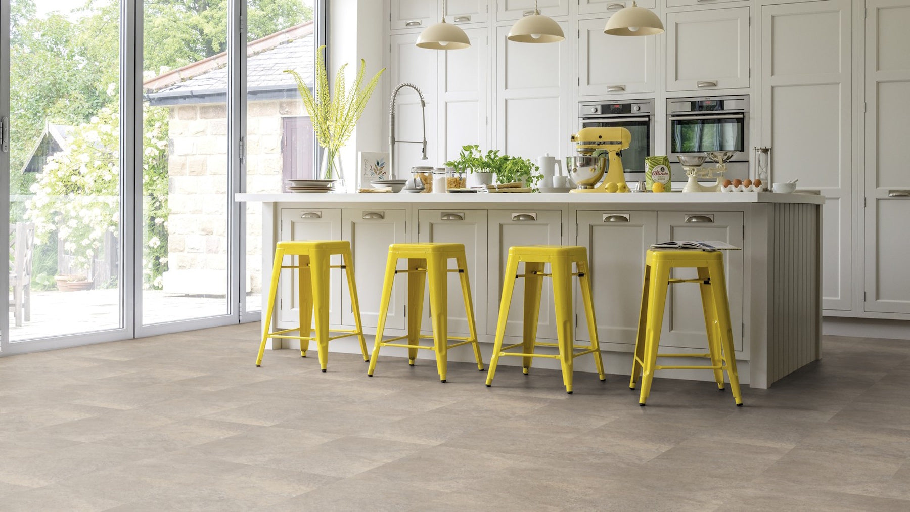 Karndean Luxury Vinyl Knight Tile Portland Stone
