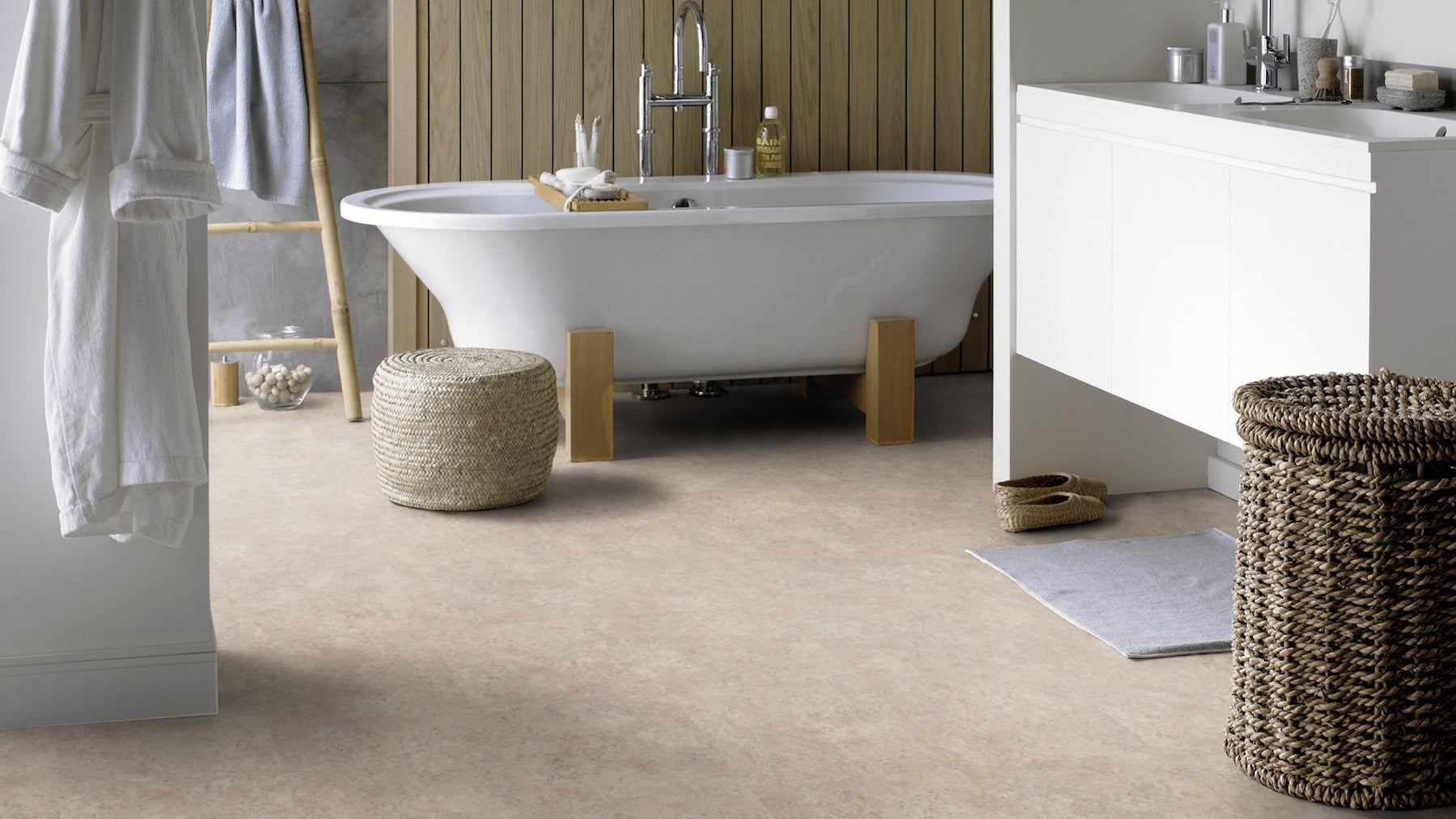 Karndean Luxury Vinyl Knight Tile Soapstone 18"x12"