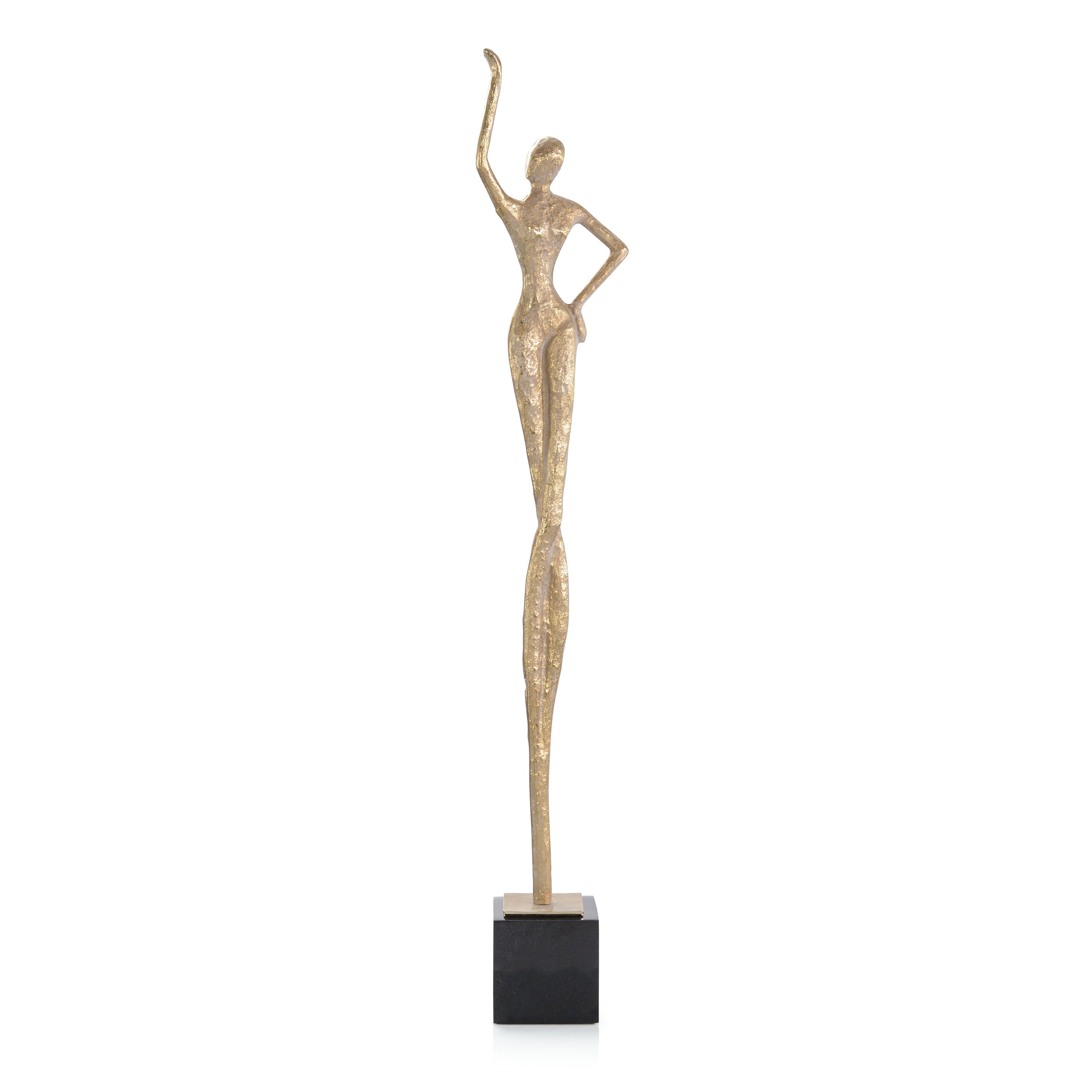 Posing Female Gold Sculpture I | John-Richard - JRA-14445