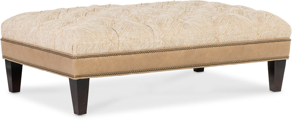 Bradington Young XL Rects Tufted Rectangle Ottoman 807-REC