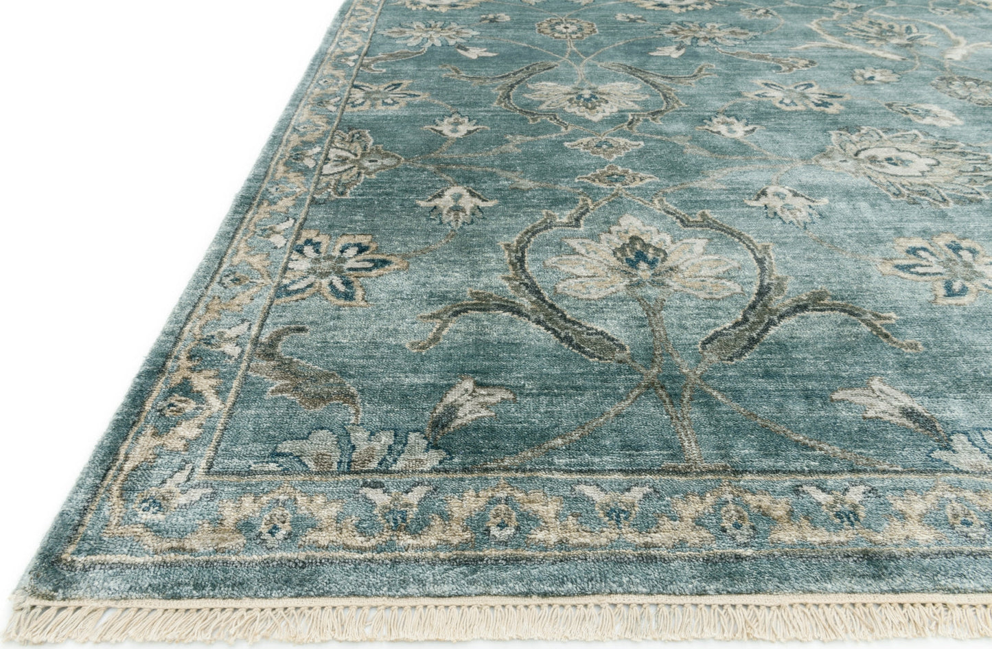 Loloi Kensington KG-01 Blue/Fog Area Rug by Henrietta Spencer-Churchill