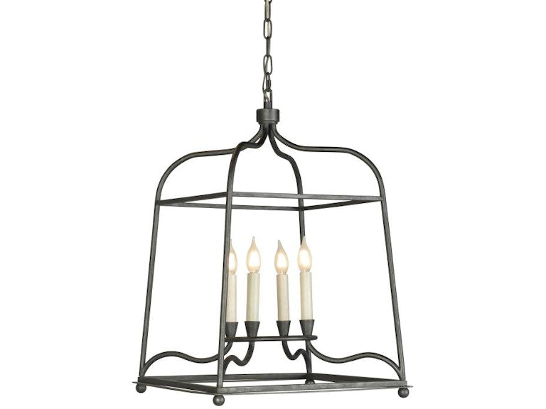 Century Furniture Lucerne Lantern - Natural Steel SAA-1004-V2