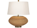 Century Furniture Kazan Table Lamp - Small - Natural Rattan/Linen SAA-3004-V2