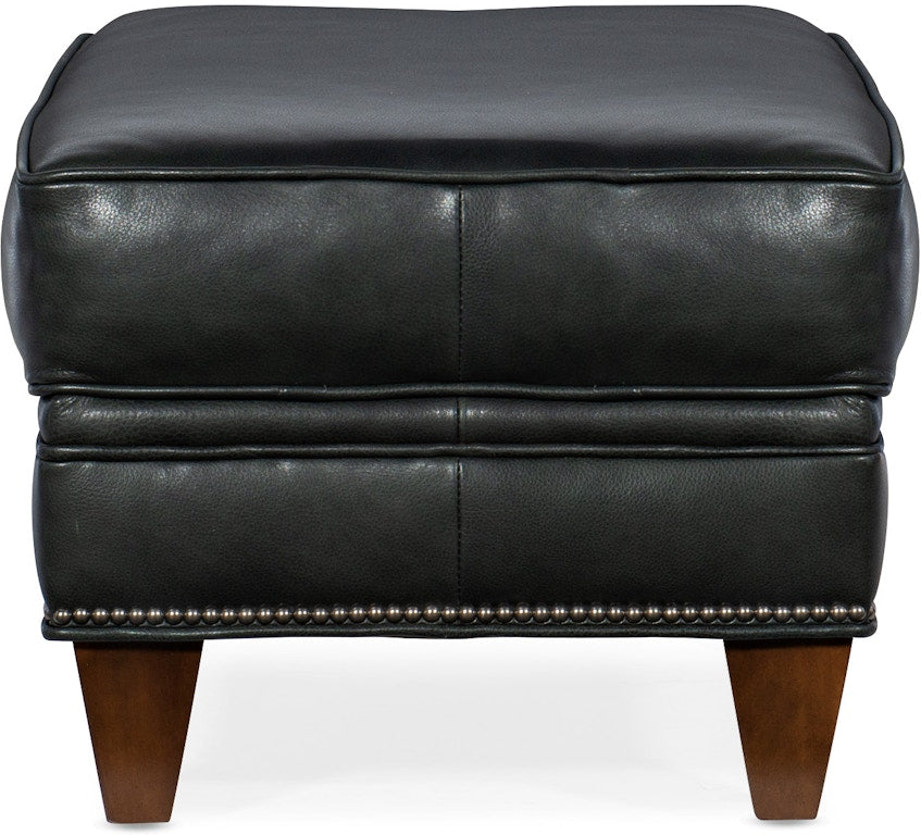 Bradington Young Reddish Ottoman 579-OT