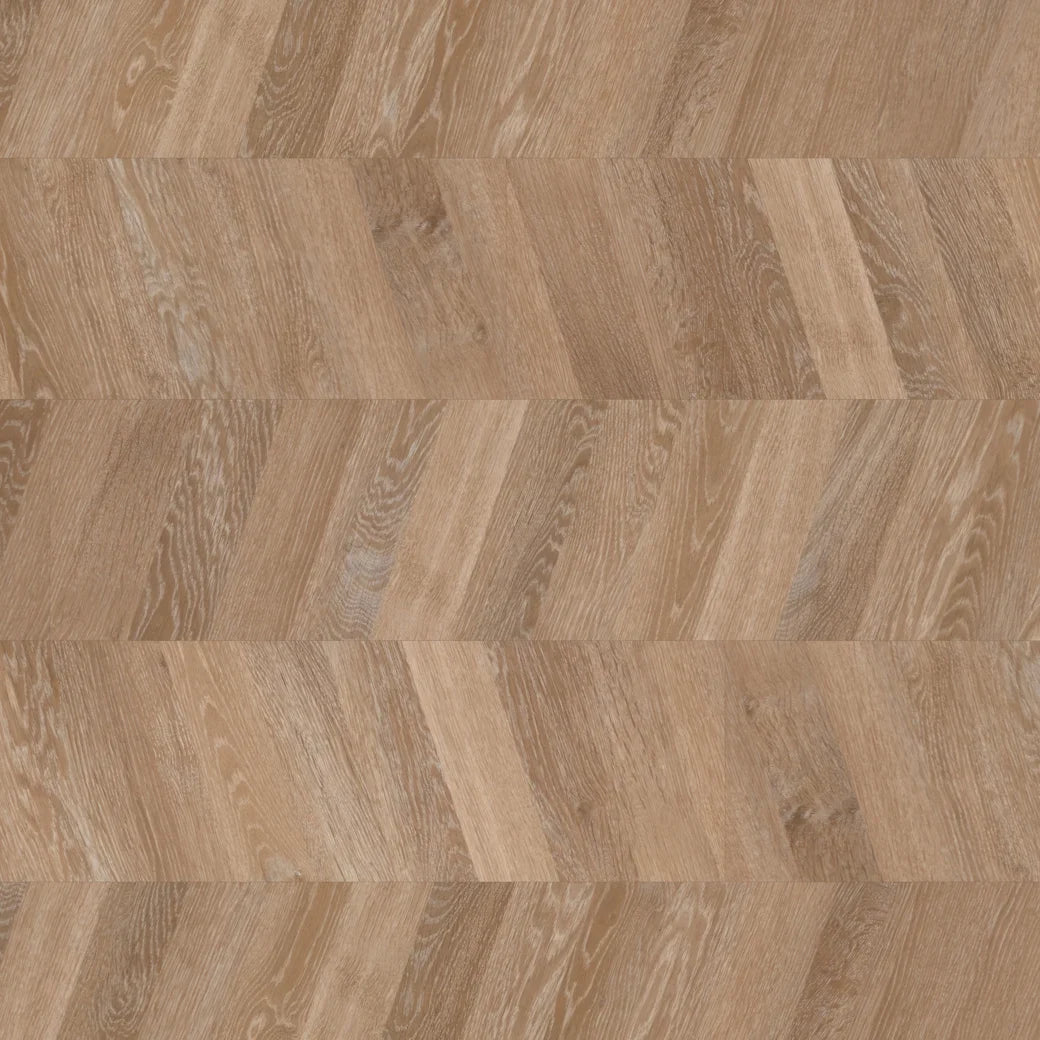 Karndean Luxury Vinyl Knight Tile Pale Limed Oak Chevron 48"x9"