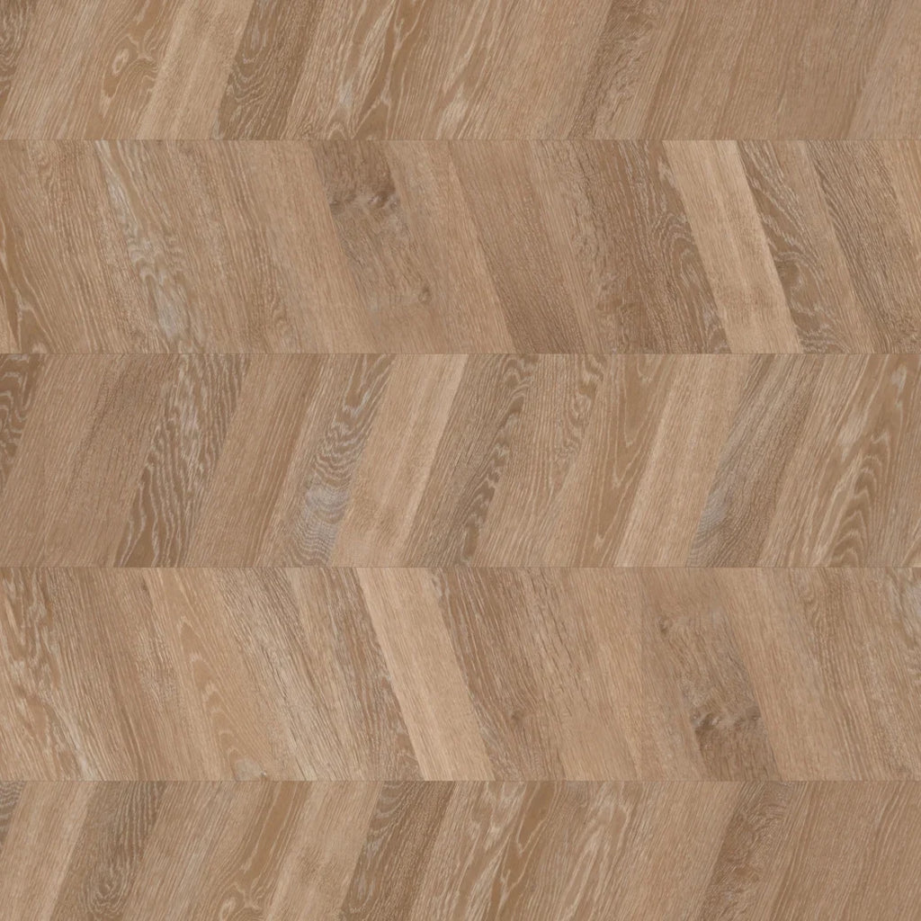 Karndean Luxury Vinyl Knight Tile Rigidcore Pale Limed Oak Chevron