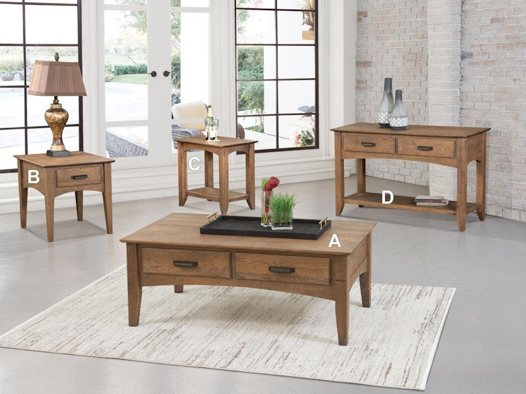 YUTZY WOODWORKING Jamestown Cocktail Table 1770