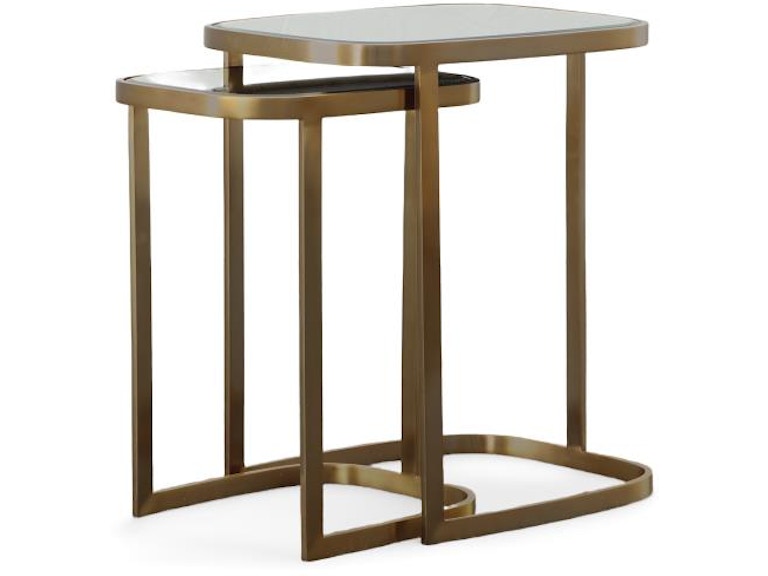 Century Furniture Bhodi Nesting Tables - Antique Brass SF6090